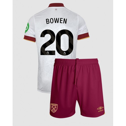 Fotbalové Dres West Ham United Jarrod Bowen #20 Dětské Alternativní 2024-25 Krátký Rukáv (+ trenýrky)